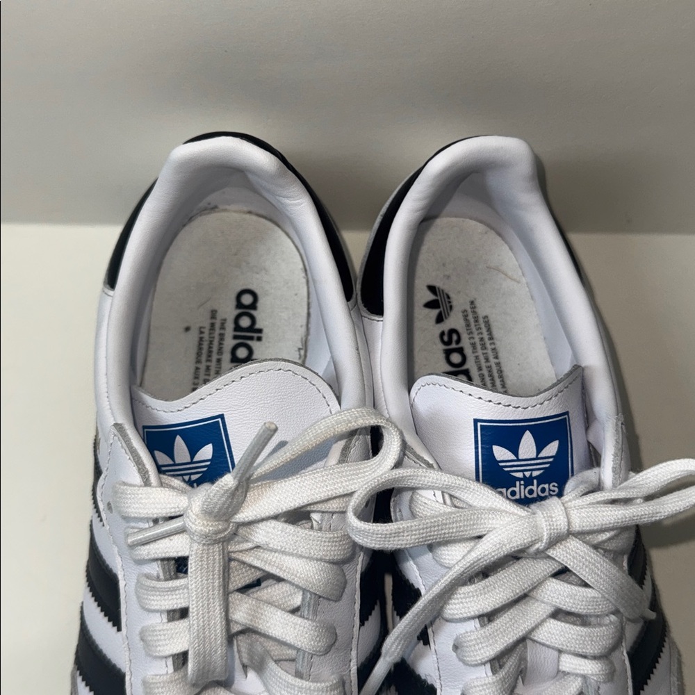 Adidas Samba OG White/Black/Gum - Women’s 9 / Men’s 7.5 - Pristine Condition - Picture 4 of 6